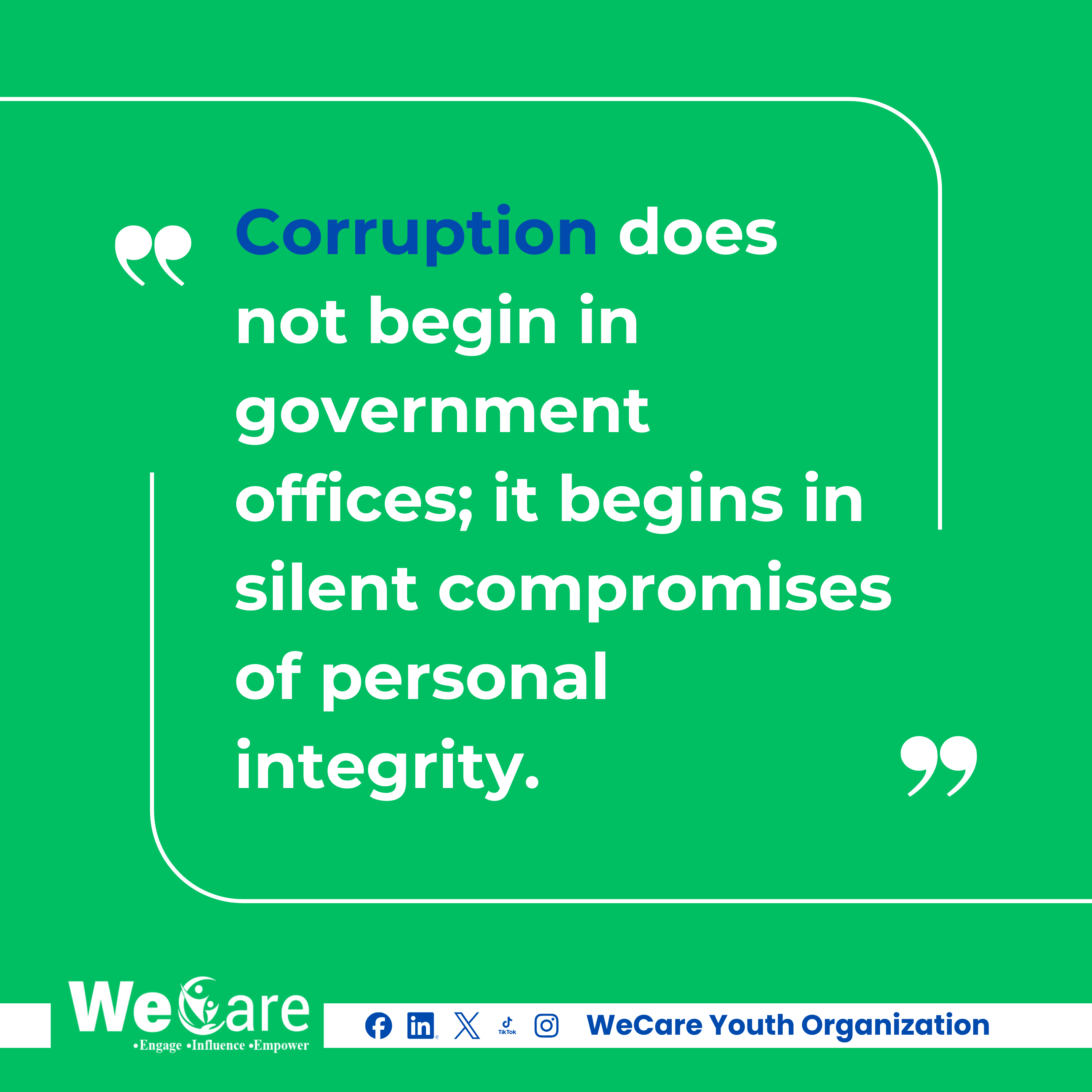 Anti-corruption Campaign poster 1